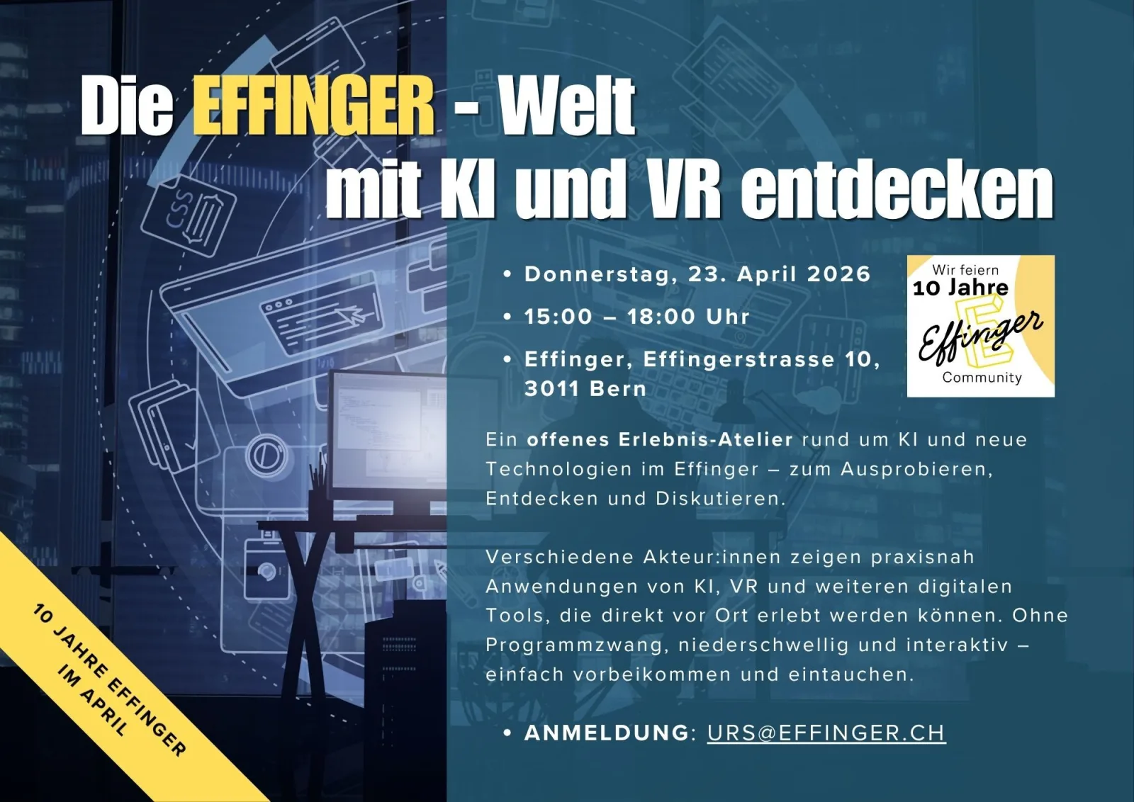 10 Jahre Effinger – KI und VR entdecken